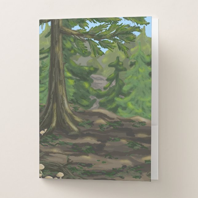 Green Woods Pocket Folder (Front)