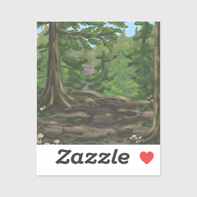 Green Woods Sticker (Sheet)