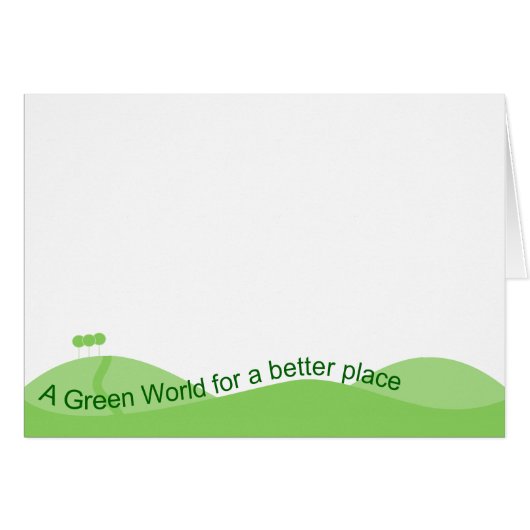 Green World Cards (Front Horizontal)