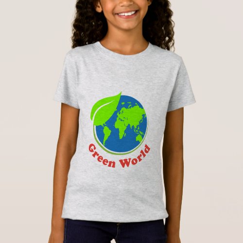 Green World T_Shirt Design
