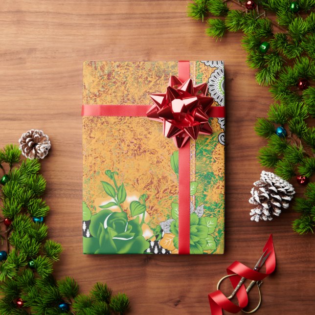 Green Wrapping Paper | Designer Styles | Gift-Read (Holiday Gift)