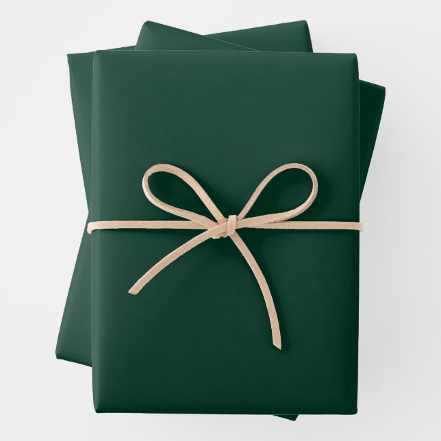 Green Wrapping Paper Sheets (In situ)