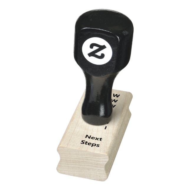 Green WWW EBI Next Steps Classroom Teacher Rubber Stamp (Stamp)