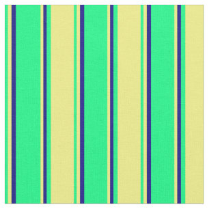 Green, Yellow, and Blue Colored Pattern Fabric
