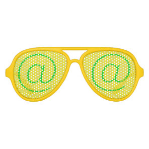 @ Green Yellow Aviator Party Shades,  Sunglass Sunglasses