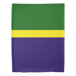 Green Yellow Blue Color Block Style Design  Duvet Cover