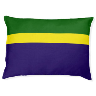 Green Yellow Blue Color Block Style Design Pet Bed