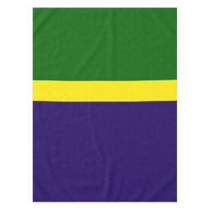 Green Yellow Blue Color Block Style Design Tablecloth