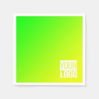 green yellow gradient  add logo