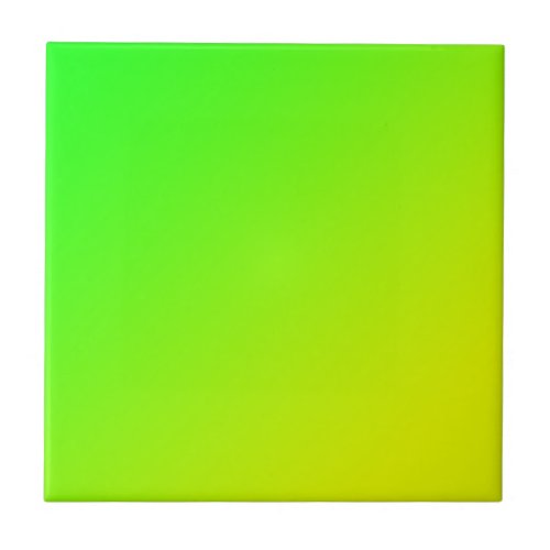 green yellow gradient     ceramic tile