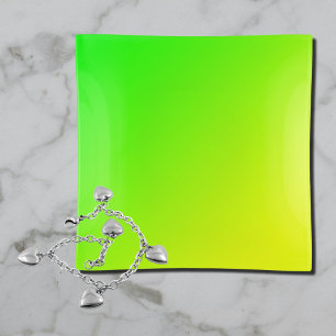 green yellow gradient      trinket tray