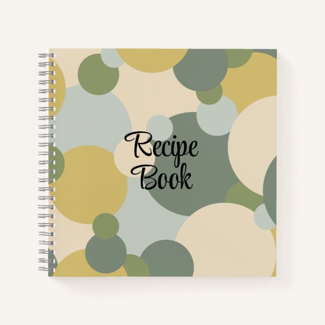 Green-yellow molecules recipe book (Front)