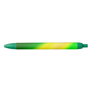green yellow ombre moonlight Double Stripe Pen