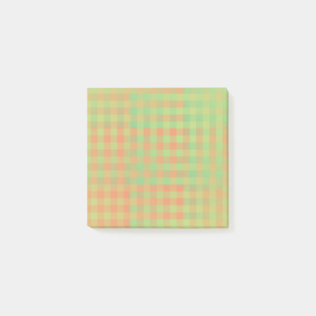 Green Yellow Orange  Post-it Notes (Front)