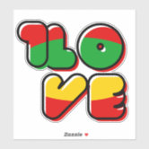 One Love decal | Zazzle