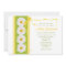 Green Yellow Shasta Daisy Communion Invitation