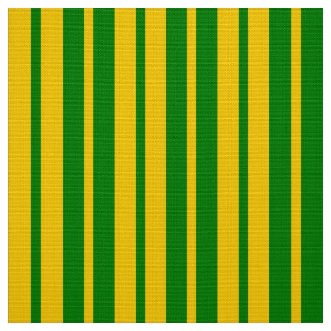 Green Yellow Stylish Stripes Pattern Design  Fabric (Swatch)