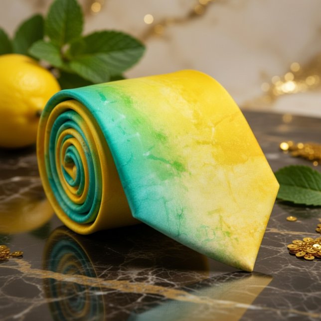 Green Yellow tint Neck Tie (Creator Uploaded)