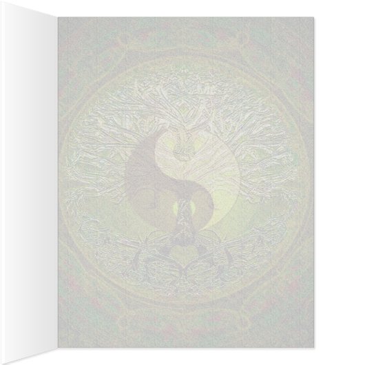 Green Yin Yang Mandala with Tree of Life (Inside (Right))