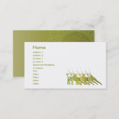 Green Yoga - Business Business Card (Front/Back)