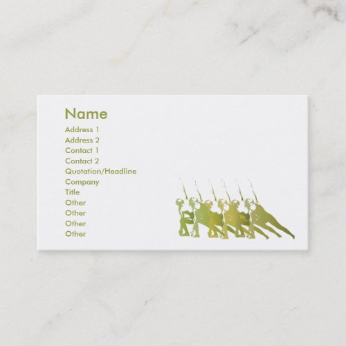 Green Yoga - Business Business Card Templates