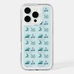 Green Yoga Cats iPhone 16 Pro Case