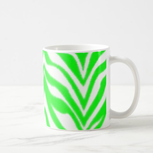 Green Zebra Mug (Right)