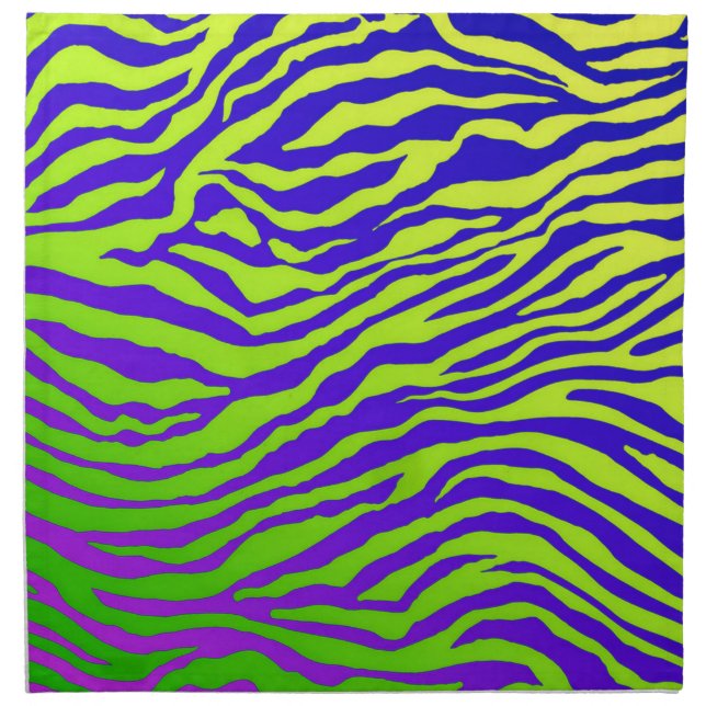 Green Zebra Napkin (Front)