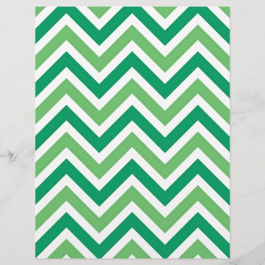 Green zig-zags-chevrons (Front)