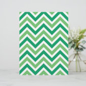 Green zig-zags-chevrons (Standing Front)