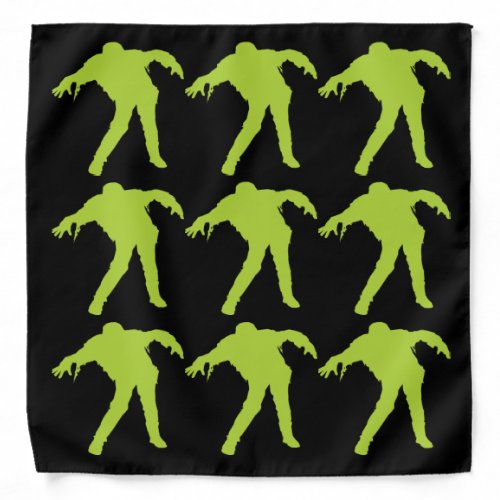 Green Zombie Halloween Bandana