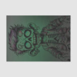 Green Zombie Kid Halloween Birthday Party Tissue Paper<br><div class="desc">Tissue Paper</div>