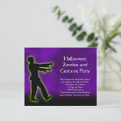 Green Zombie on Purple (Standing Front)