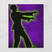 Green Zombie on Purple (Back)