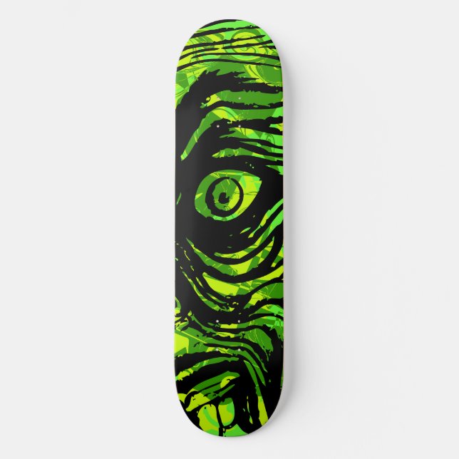 Green Zombie Skate Board (Front)
