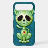 Green Zombie Sugar Kitten Case-Mate iPhone Case (Back)