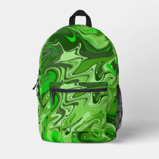 Green Zone Printed Backpack
