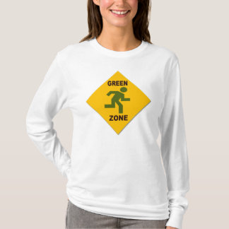 Green Zone Womens Hoodie T-Shirt