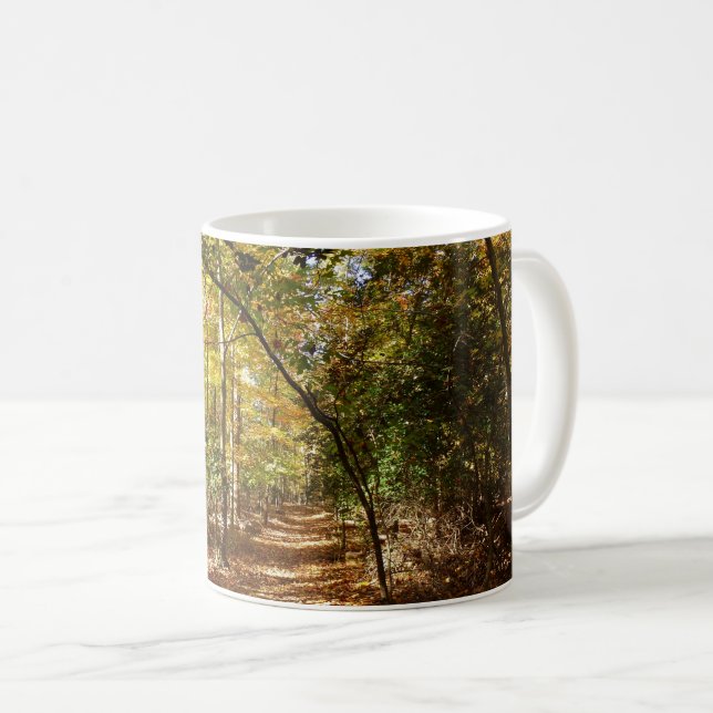 Greenbelt Park in Fall I Maryland Landscape Coffee Mug (Front Right)