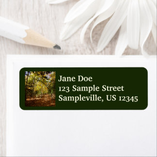 Greenbelt Park in Fall I Maryland Landscape Label