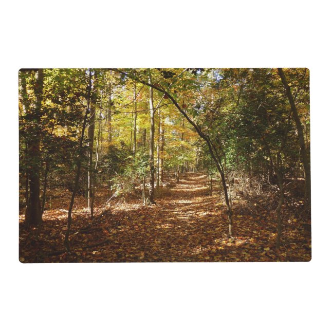 Greenbelt Park in Fall I Maryland Landscape Placemat (Front)