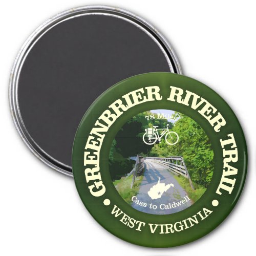 Greenbrier River Trail cycling c Magnet