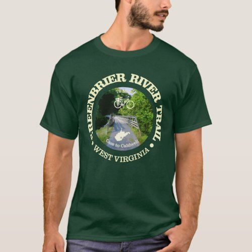 Greenbrier River Trail cycling c T_Shirt