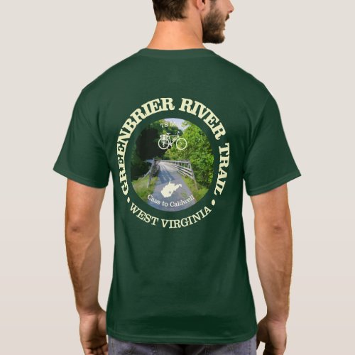 Greenbrier River Trail cycling c T_Shirt