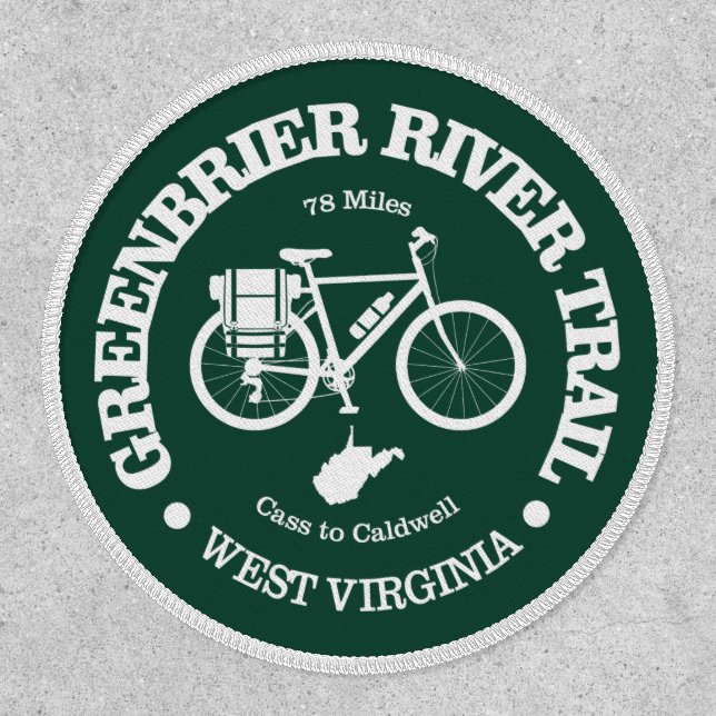 Greenbrier River Trail (cycling)  Patch (Front)
