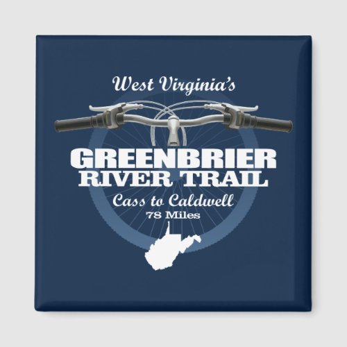 Greenbrier River Trail H2 Magnet