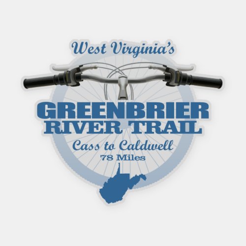 Greenbrier River Trail H2 Sticker