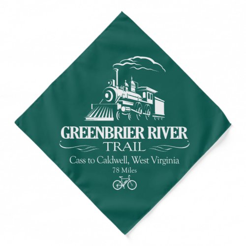Greenbrier River Trail RT Bandana