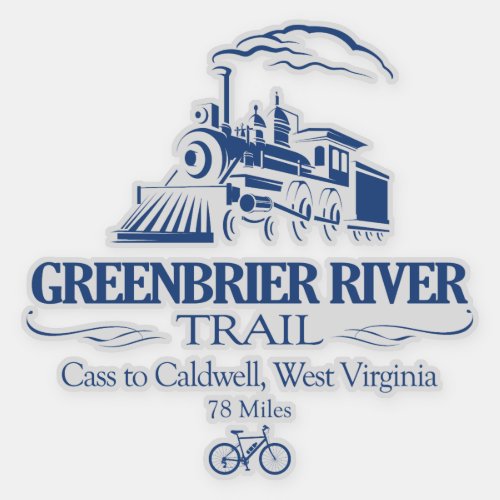 Greenbrier River Trail RT Sticker