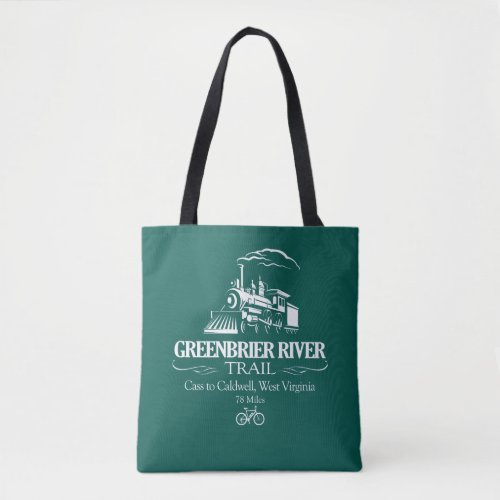 Greenbrier River Trail RT Tote Bag